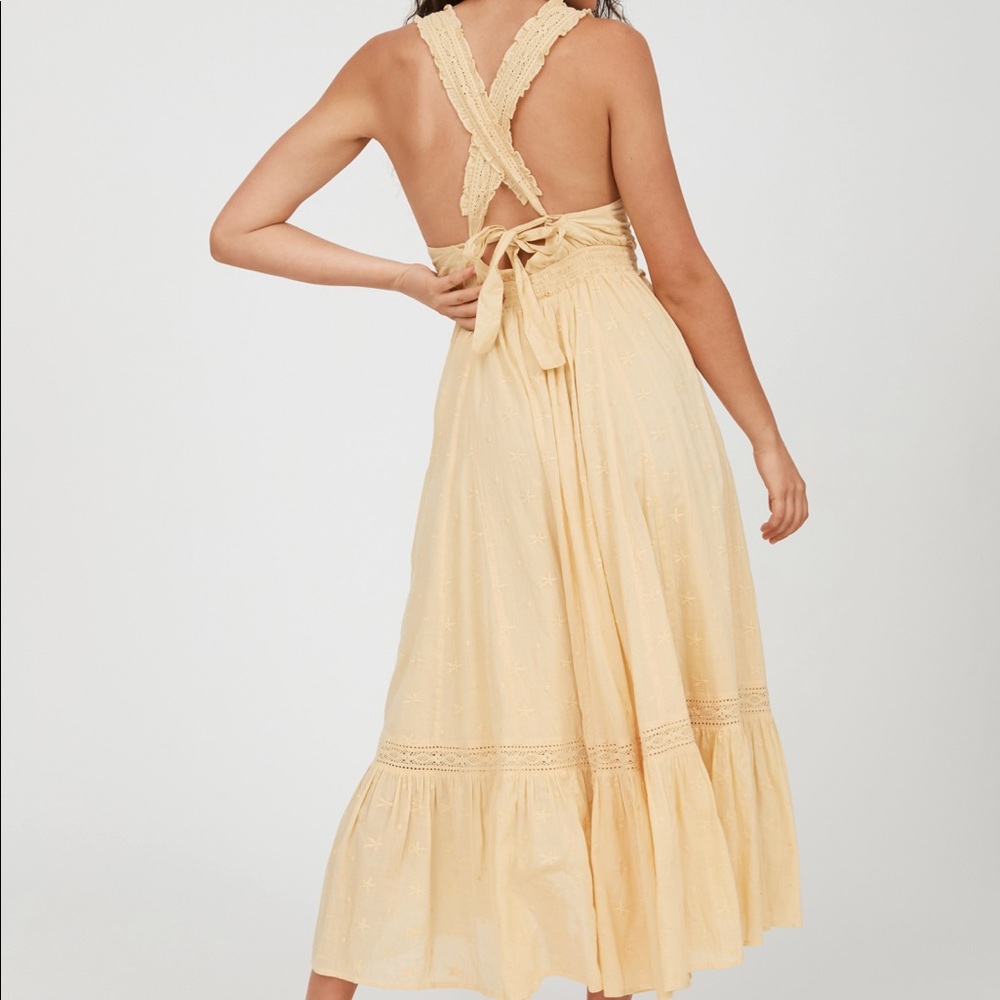 Arnhem Joan sundress in sunshine GOTS organic cotton - Picture 3 of 12